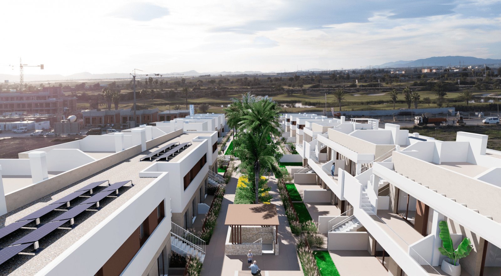 Moderne Bungalows, 1 km vom Meer entfernt, Los Alcázares