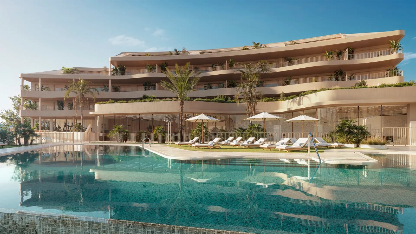 Moderne Apartments mit Pool, 3 km vom Meer entfernt, Fuengirola