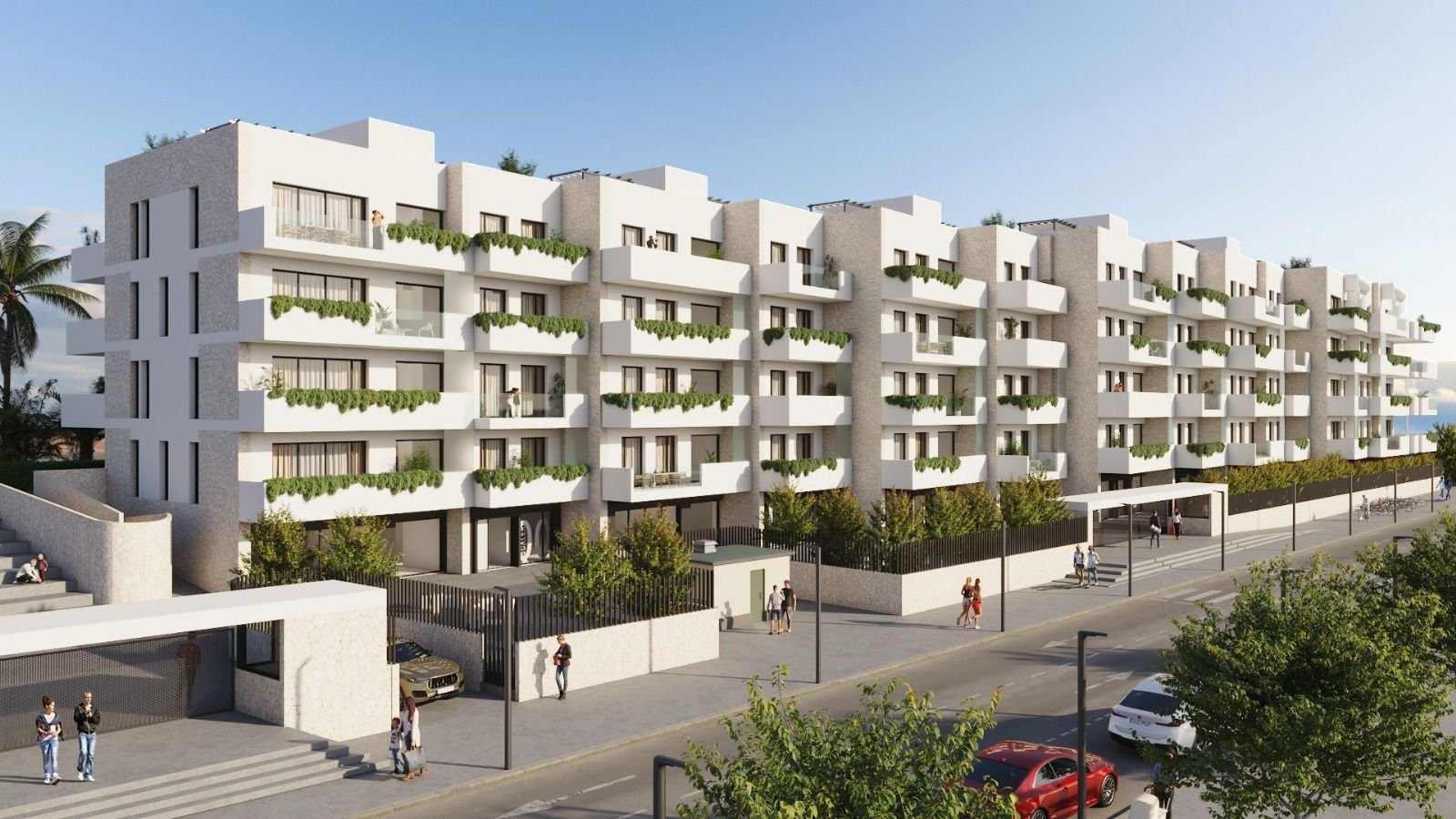 Moderne Apartments mit Terrasse, Gemeinschaftspool und Garten, La Nucía