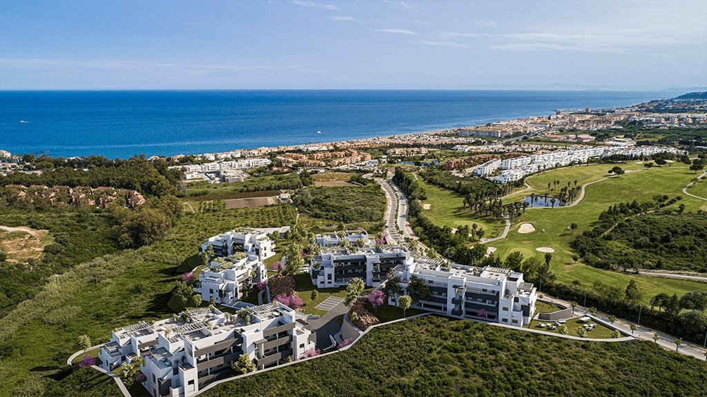 Sonnige Apartments mit Meerblick, 1 km vom Strand entfernt, Casares Costa