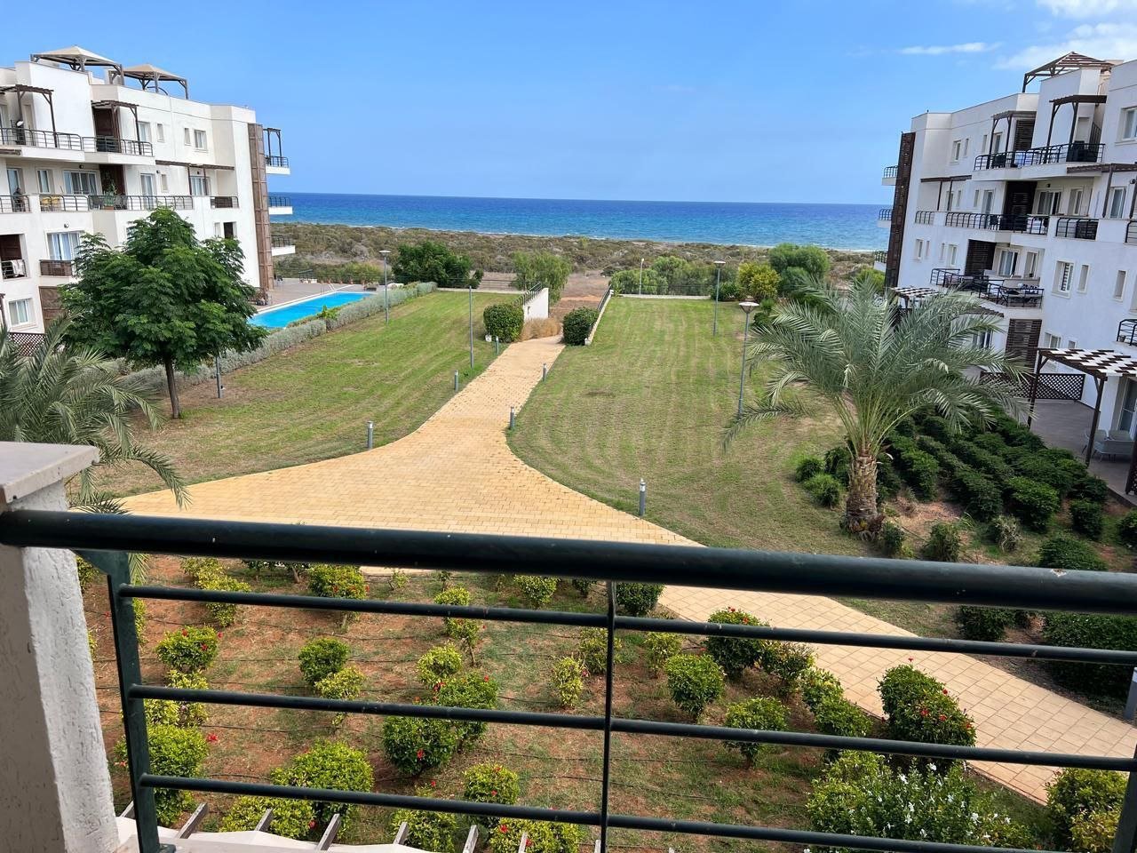 Stilvolles Studio mit Meerblick im Ferienort Thalassa Beach, Bafra – Nordzypern