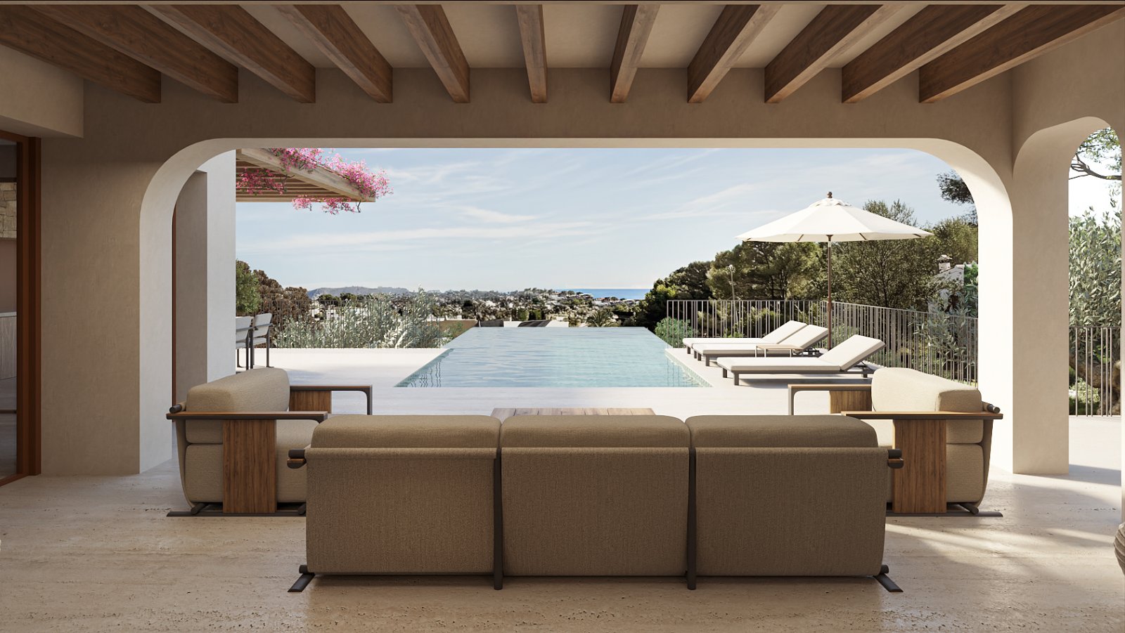 Exklusive Villa, 1 km vom Meer entfernt mit privatem Pool, Benissa