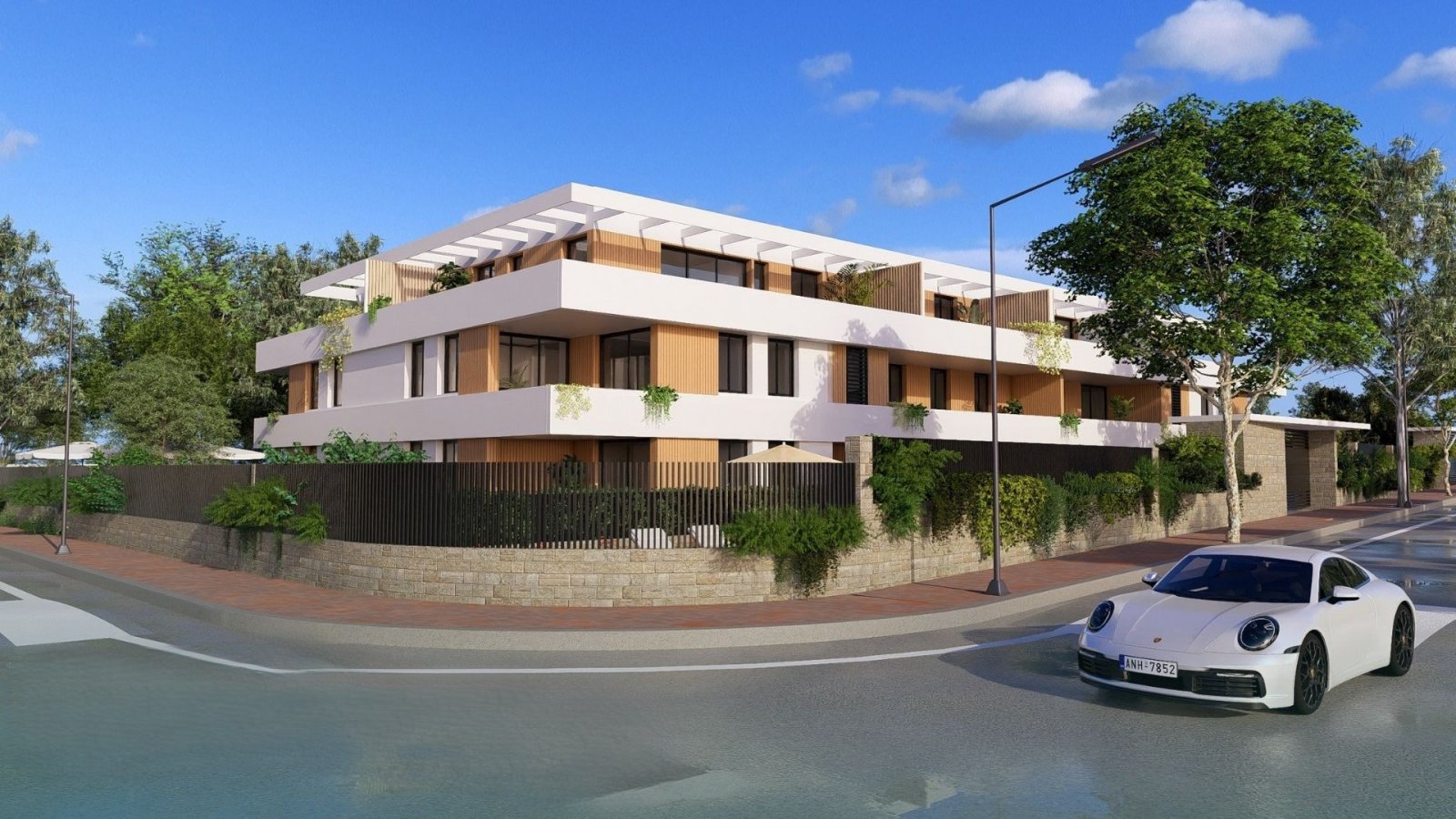 Moderne Apartments 2 km vom Meer entfernt, mit Pool und Gartenanlage, Jávea