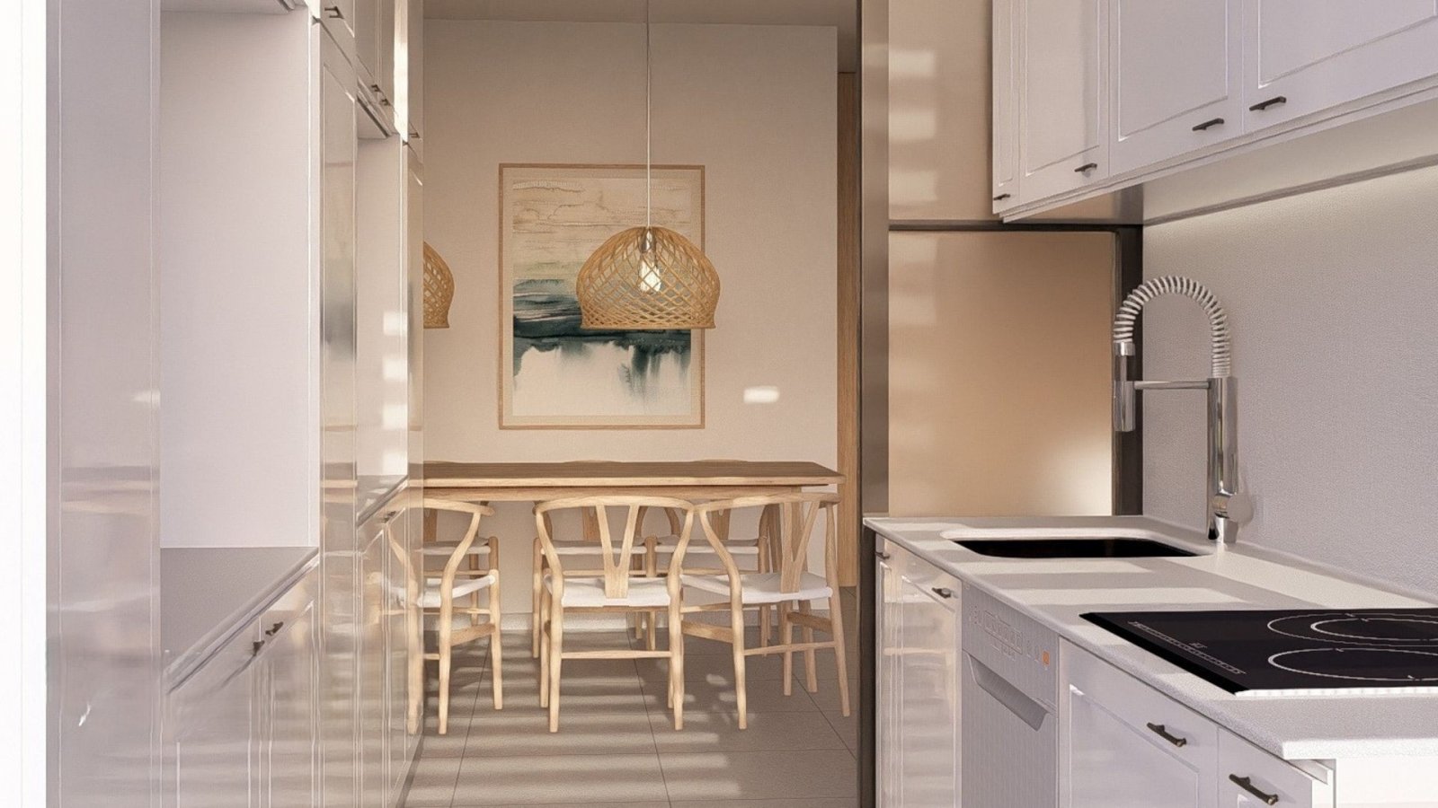 Moderne Apartments 2 km vom Meer entfernt, mit Pool und Gartenanlage, Jávea