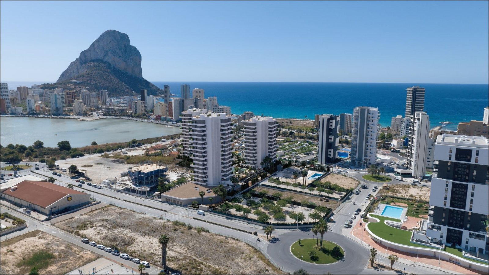 Luxusapartments mit Meerblick, 450 m vom Strand entfernt, Calpe 