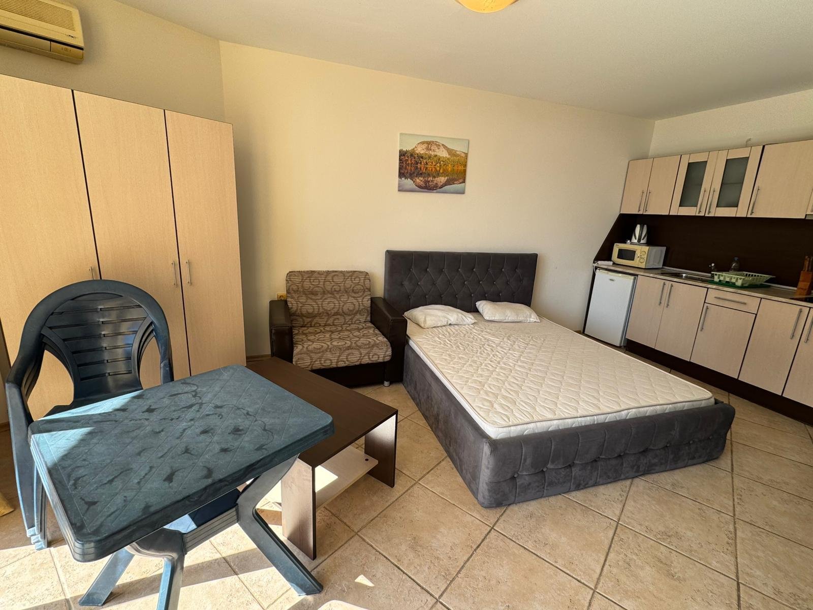 Studio im Midia Resort mit Blick aud den Pool Aheloy Bulgarien