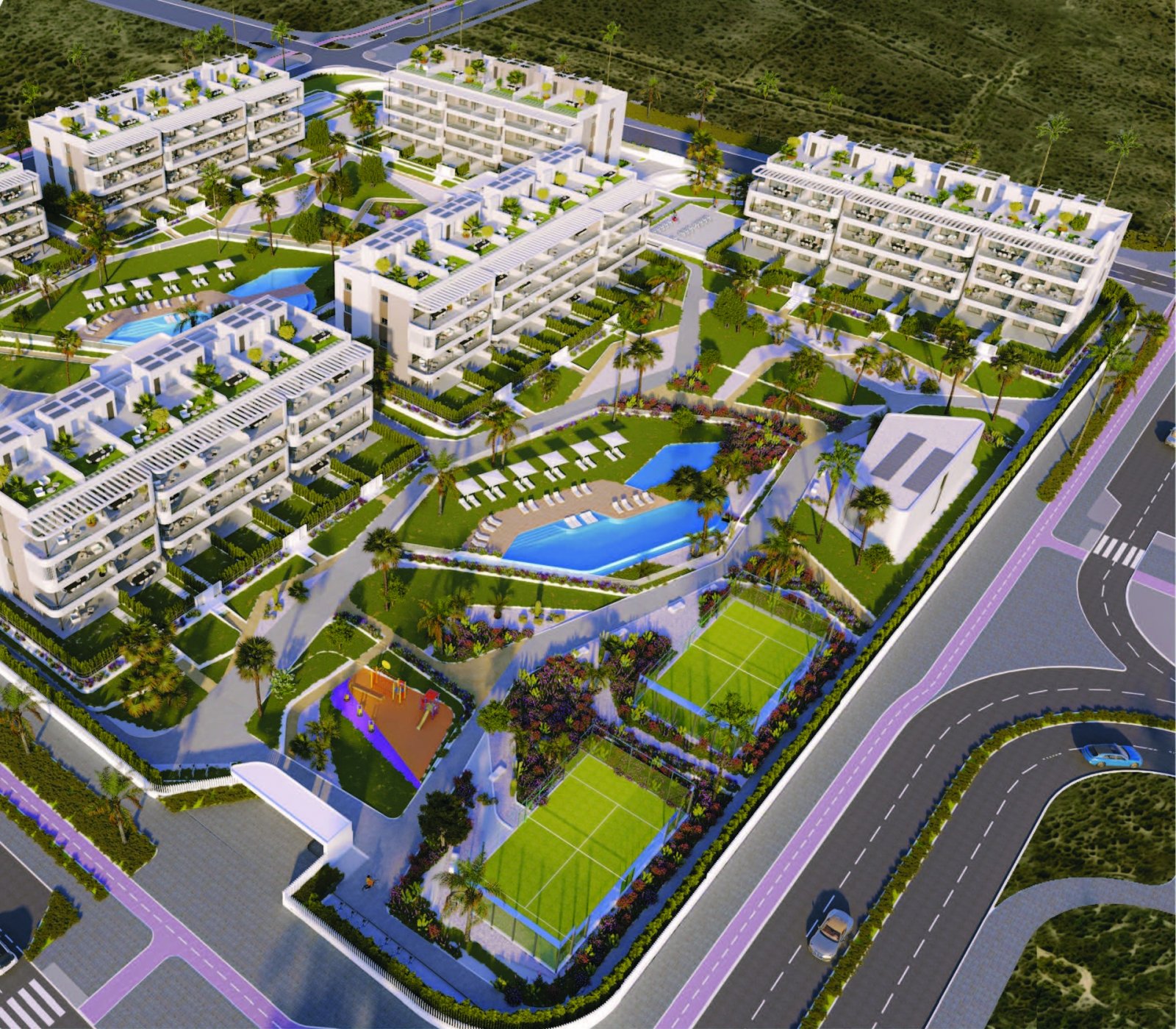 Moderne Apartments, 4 km vom Meer entfernt, Torrevieja