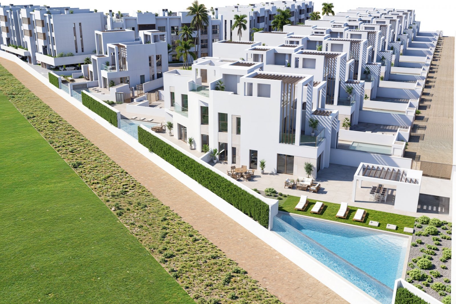 Exklusives Stadthaus, 300 m vom Meer und 1 km vom Golfplatz entfernt, Los Alcázares