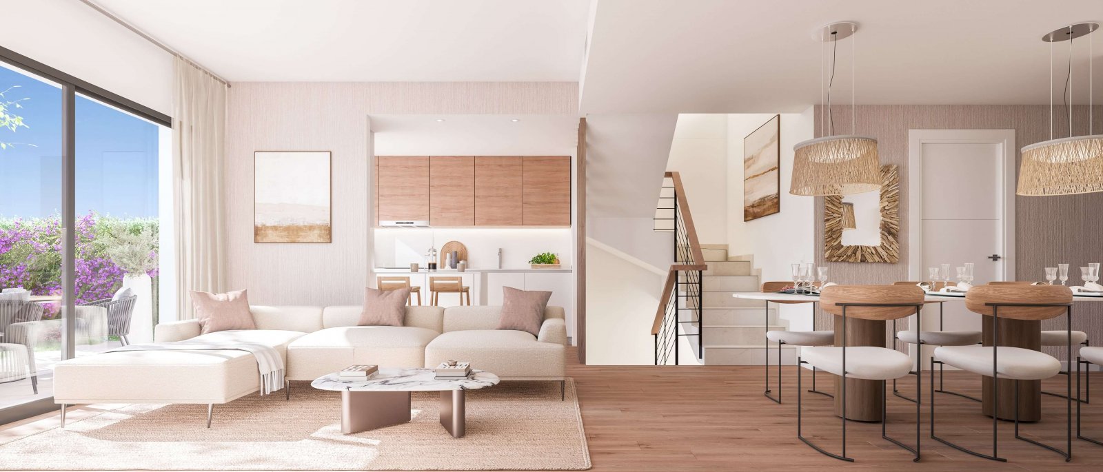 Moderne Stadthäuser, nur 5 km vom Meer und 6 km vom Flughafen Málaga entfernt