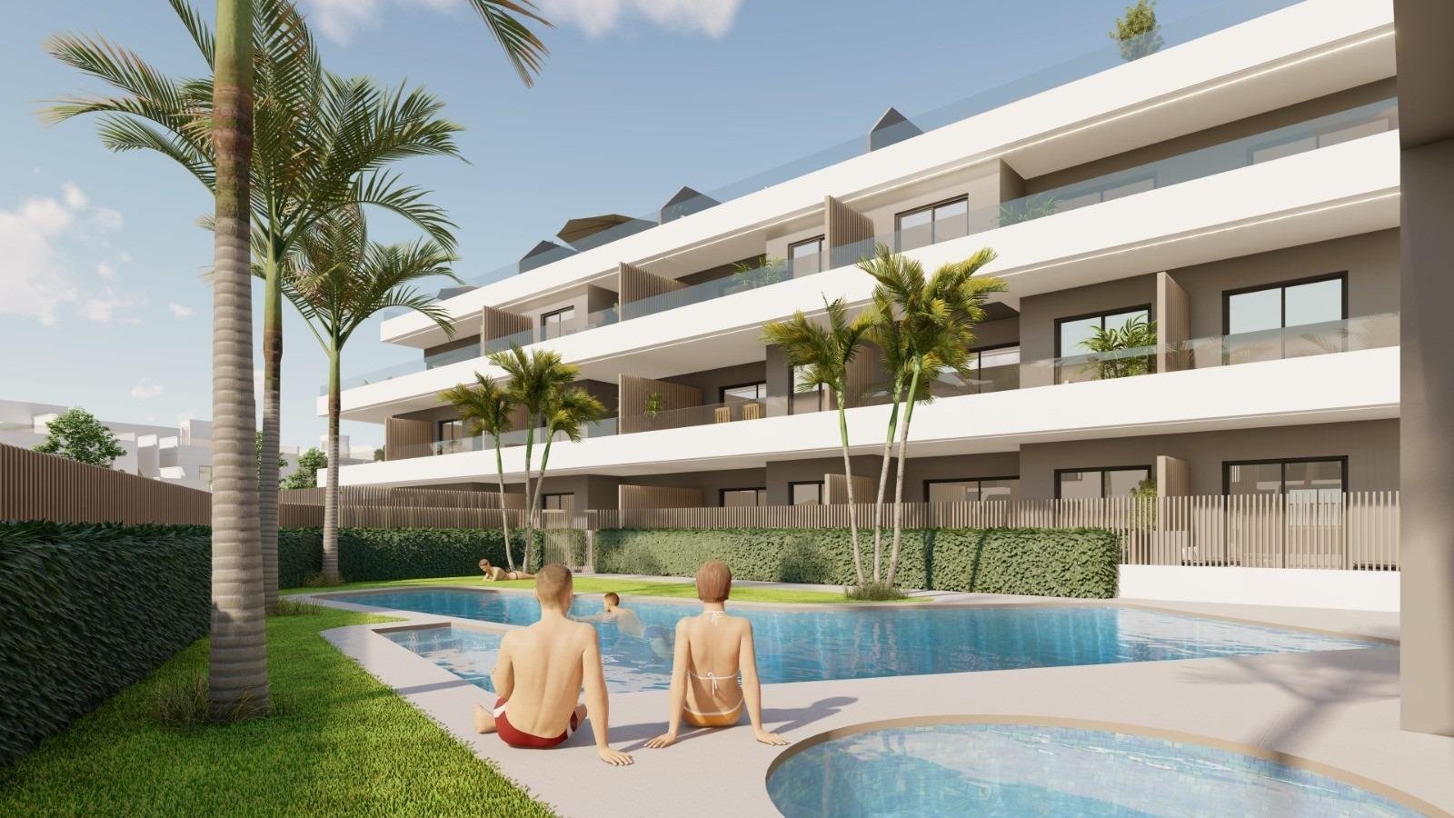 Moderne Apartments, 3 km vom Meer entfernt und mit Swimmingpool, Pilar de la Horadada