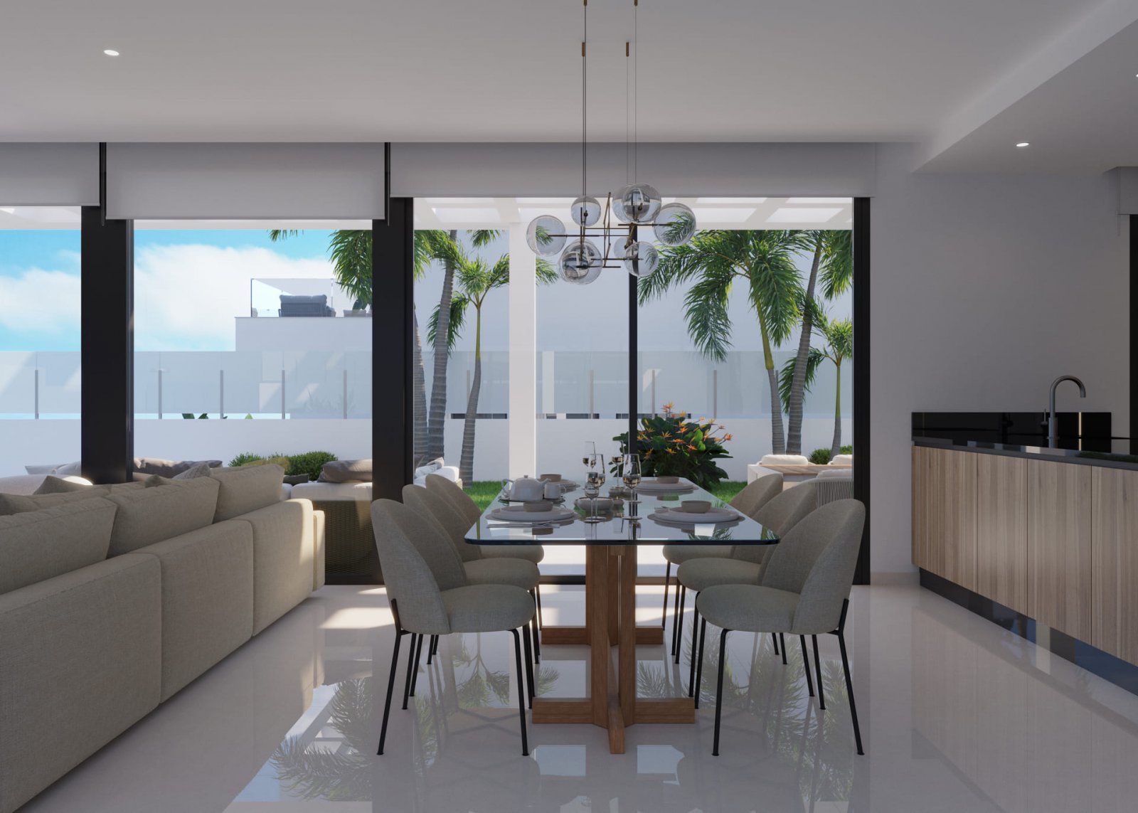 Exklusive Villen 3 km vom Meer entfernt mit privaten Pools, Finestrat