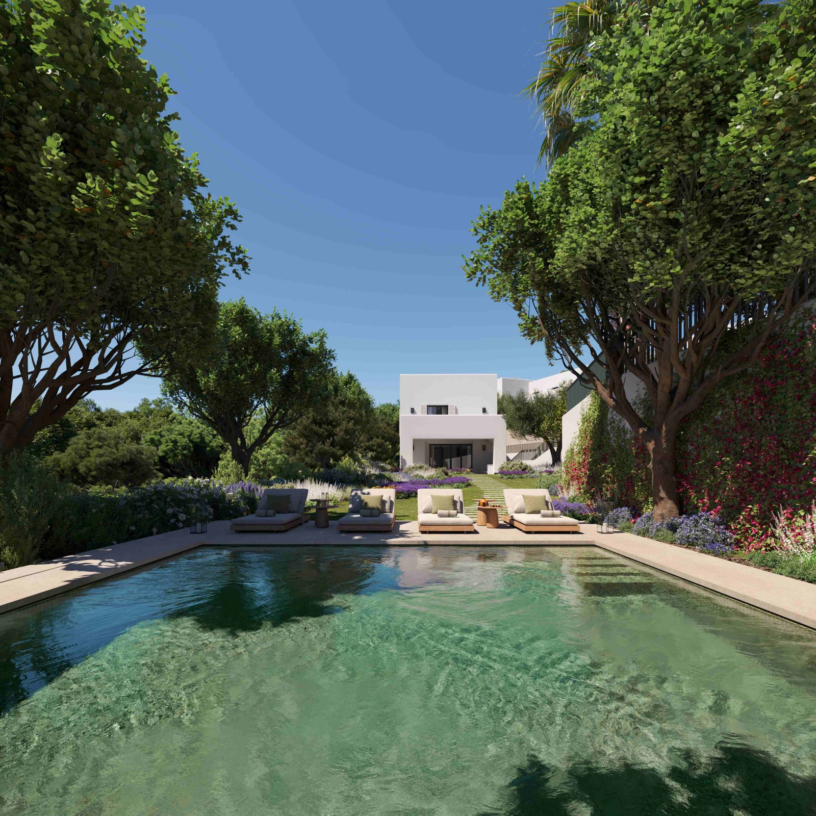 Luxusvillen mit Meerblick und privatem Pool, Sotogrande