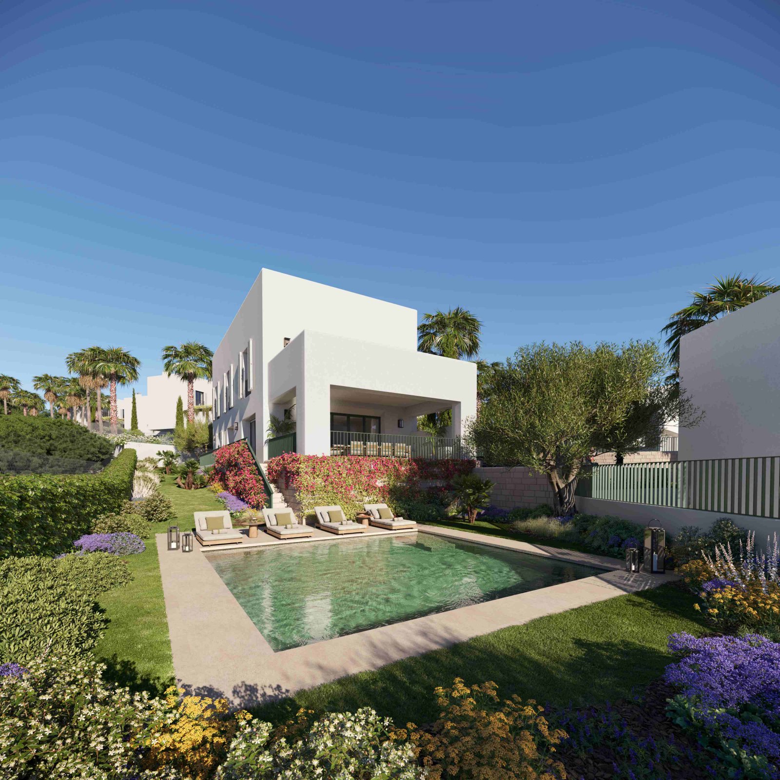 Luxusvillen mit Meerblick und privatem Pool, Sotogrande