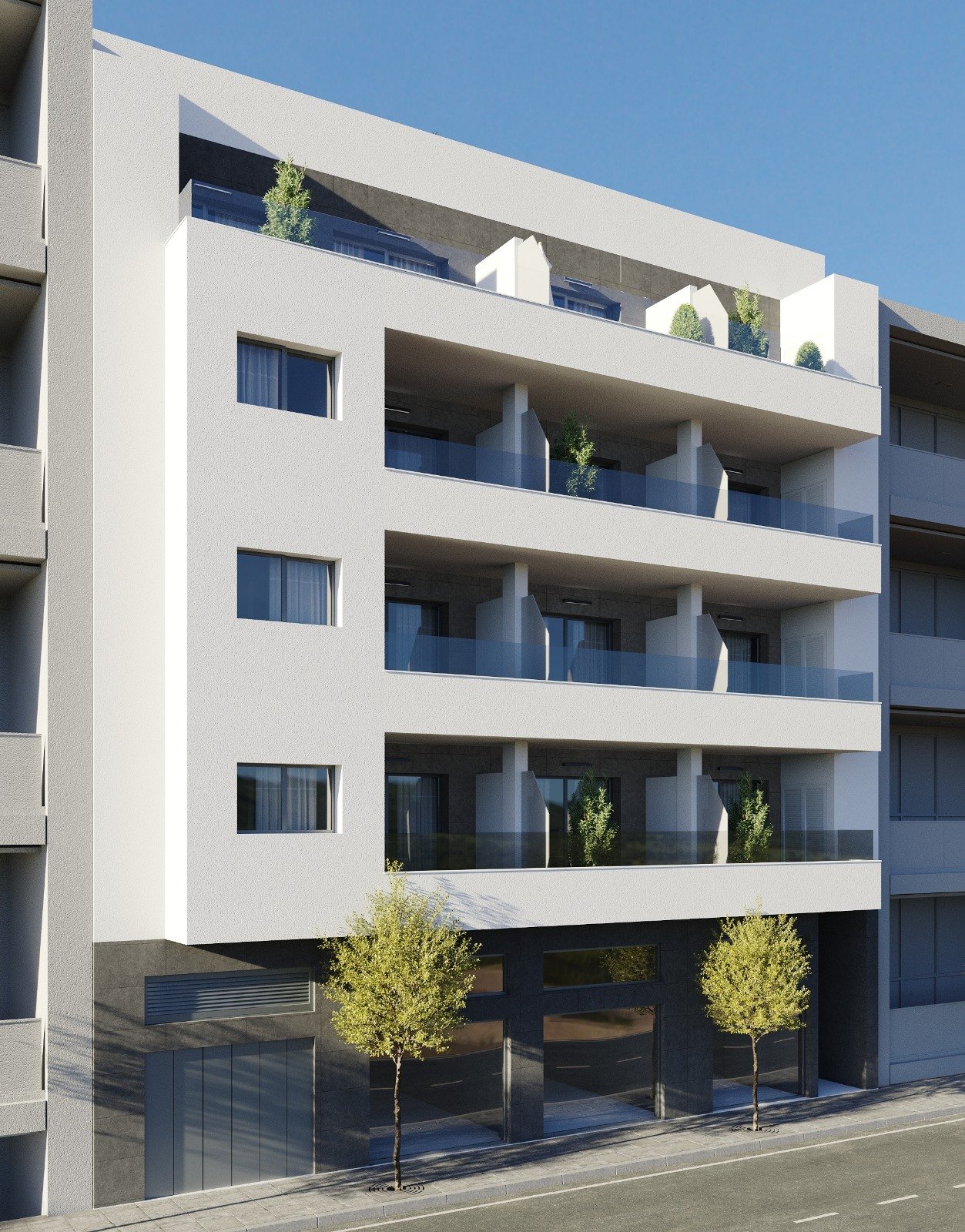 Exklusive Apartments und Penthäuser, 300 m vom Meer entfernt, Torrevieja