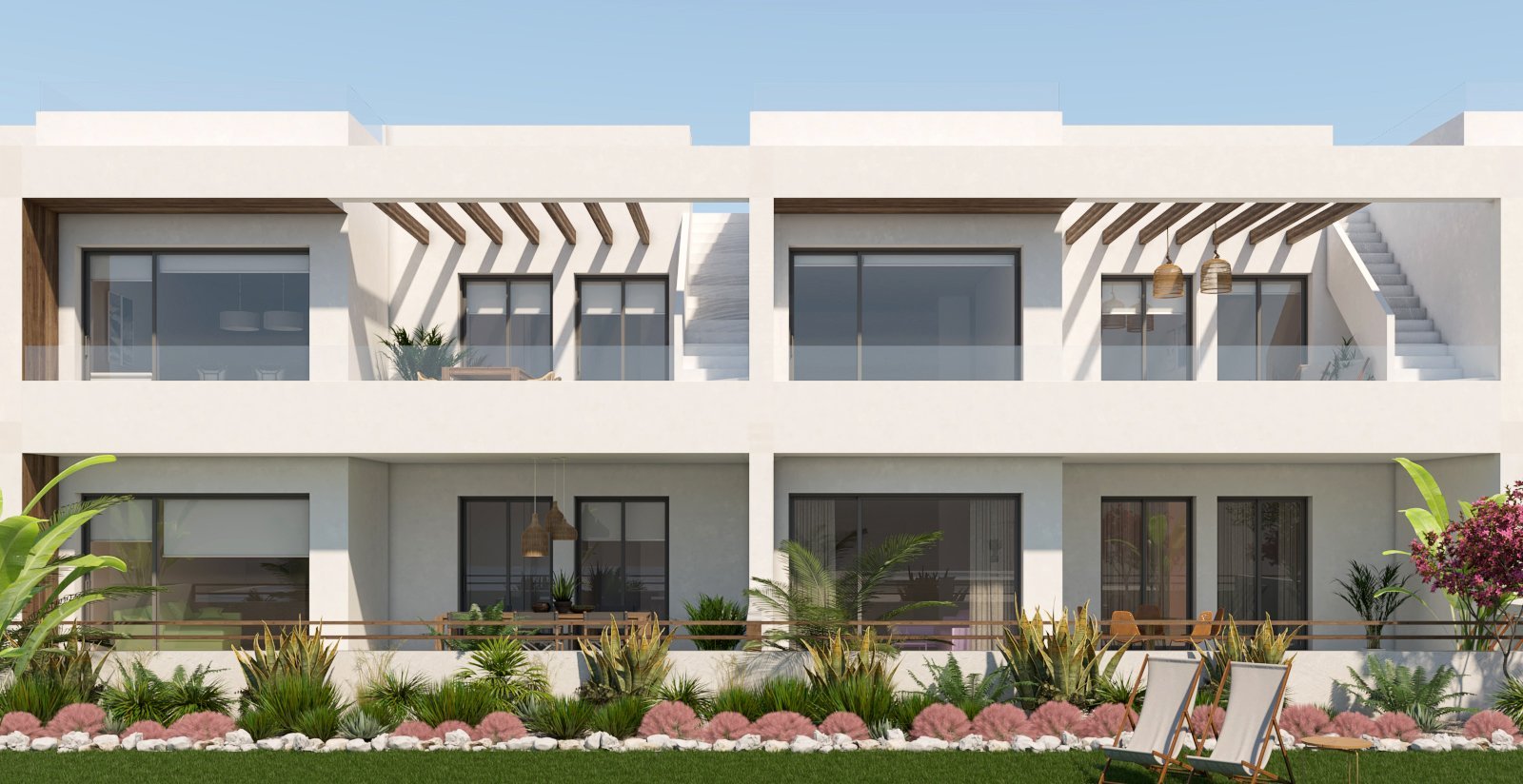 Moderner Bungalow mit Garten, 600 m vom Strand entfernt, Torrevieja