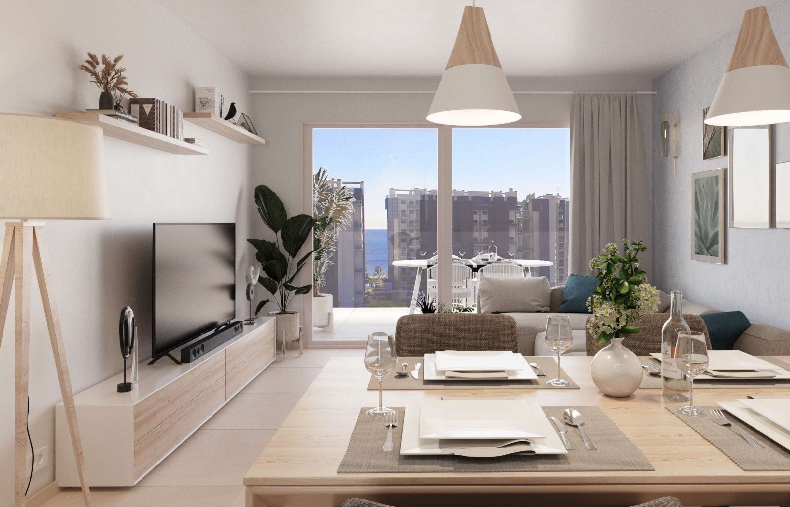 Luxuriöse Apartments 1 km vom Meer entfernt, mit Swimmingpool und Gartenanlage, Torrevieja