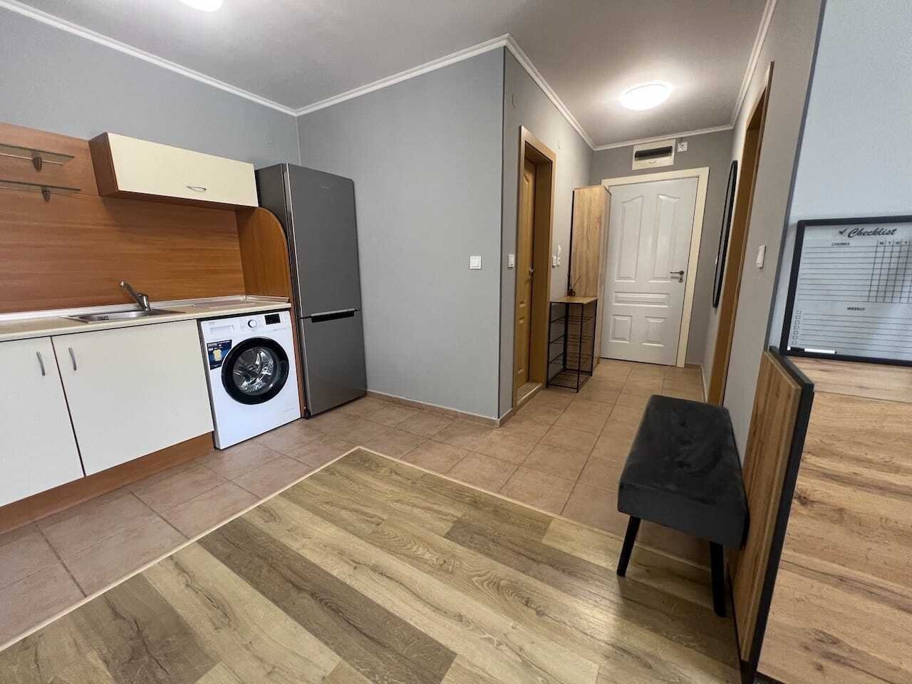 Apartment mit 1 Schlafzimmer im Komplex Green Fort, Sveti Vlas  🌊 Mit Meer- und Waldblick