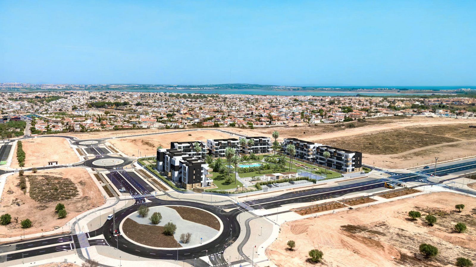 Moderne Apartments mit Gemeinschaftspool, 5 km vom Meer entfernt, Torrevieja