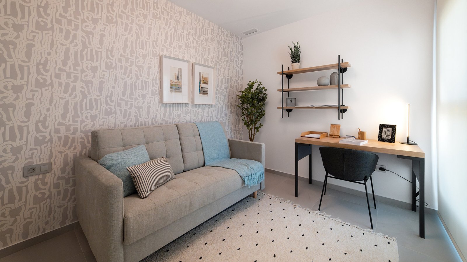 Geräumige Wohnung mit Panoramablick auf das Meer und den Golfplatz in Benidorm