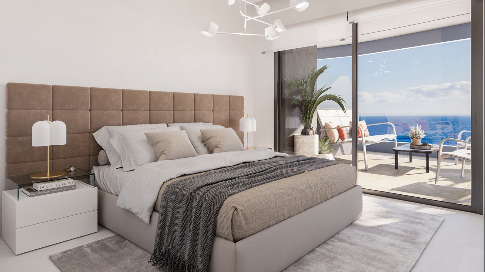 Luxuriöses Apartment mit Meer- und Lagunenblick direkt am Strand in Calpe