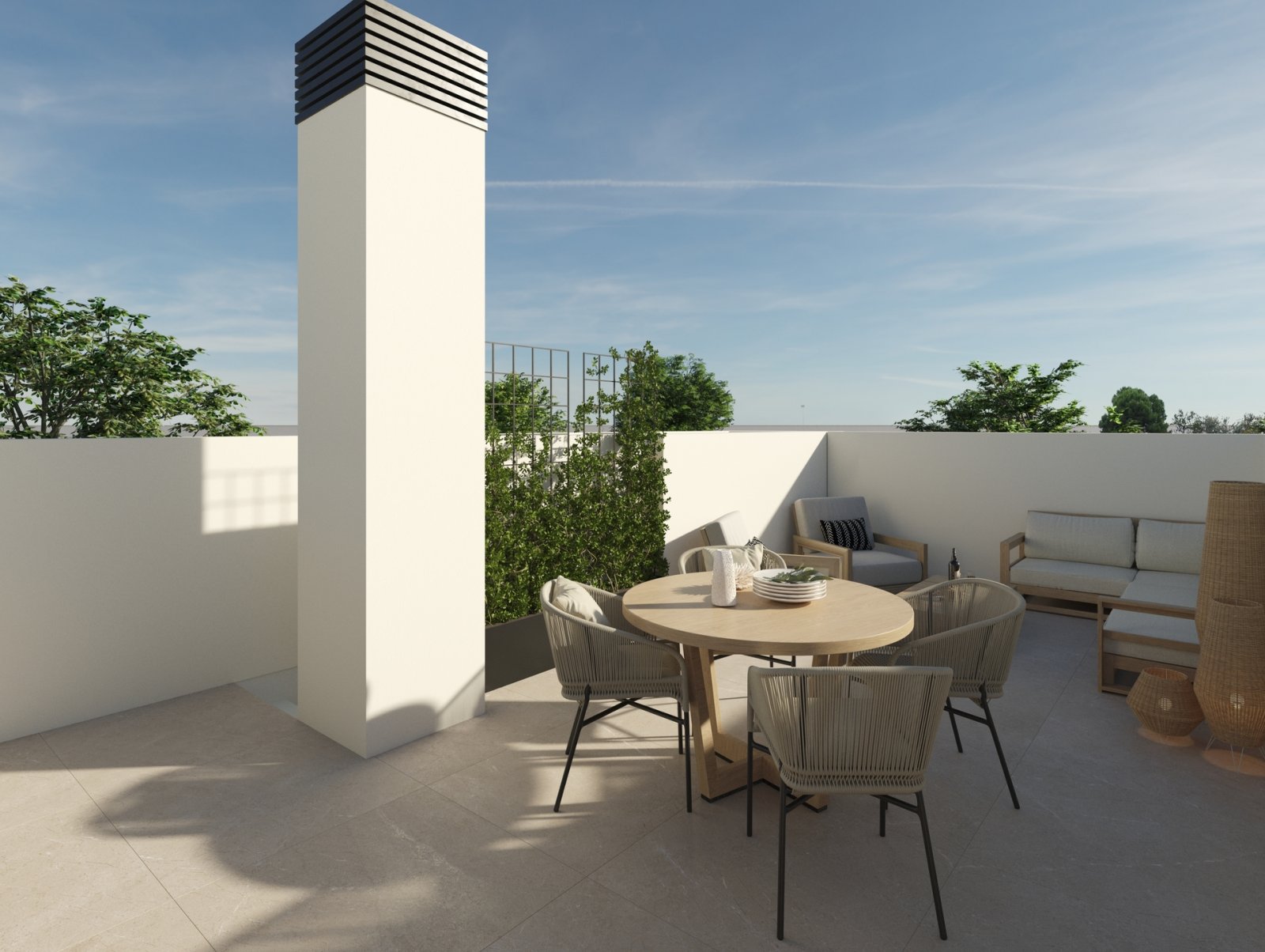 Exklusive Stadthäuser mit Terrasse und Solarium in Flughafennähe, Dolores