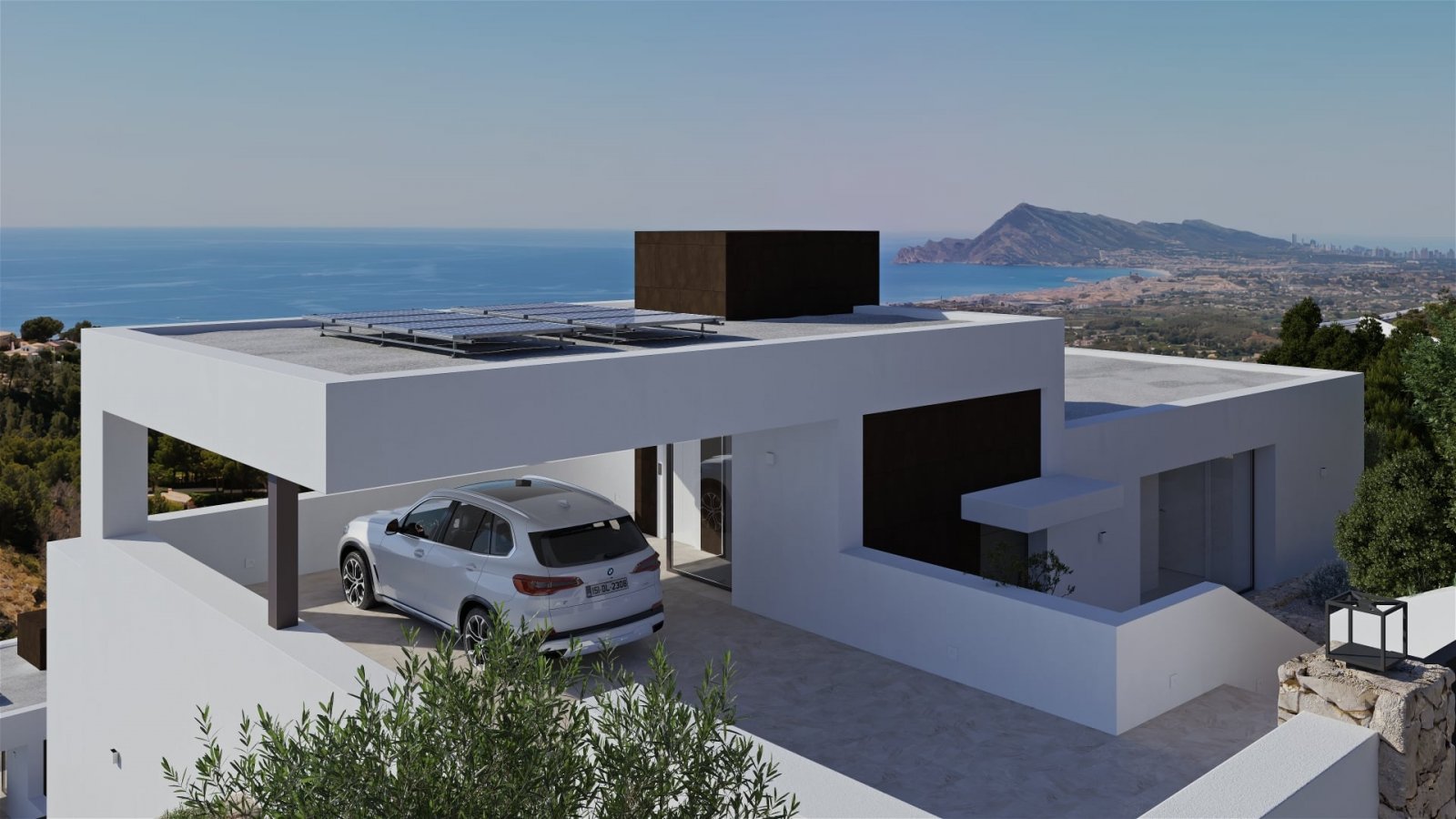 Exklusive Villa, privater Pool und Meerblick, Altea