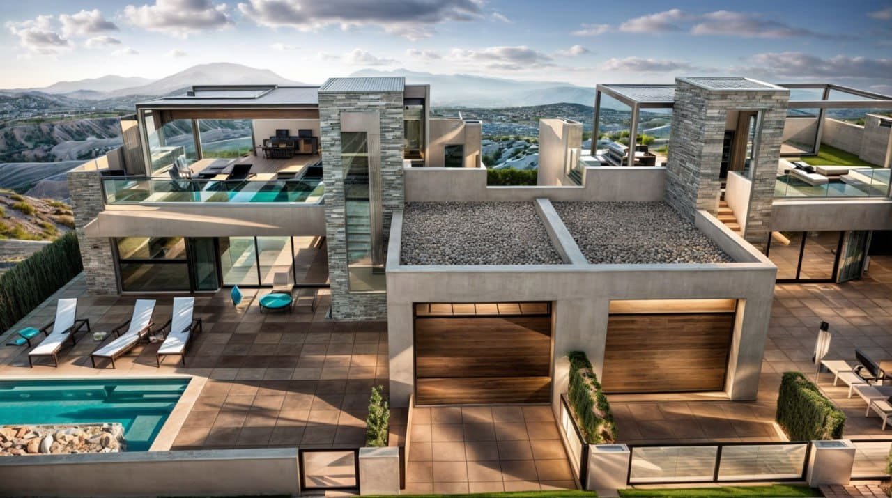 Moderne Häuser mit Pool und privatem Garten, ruhige Lage, Fuente Álamo