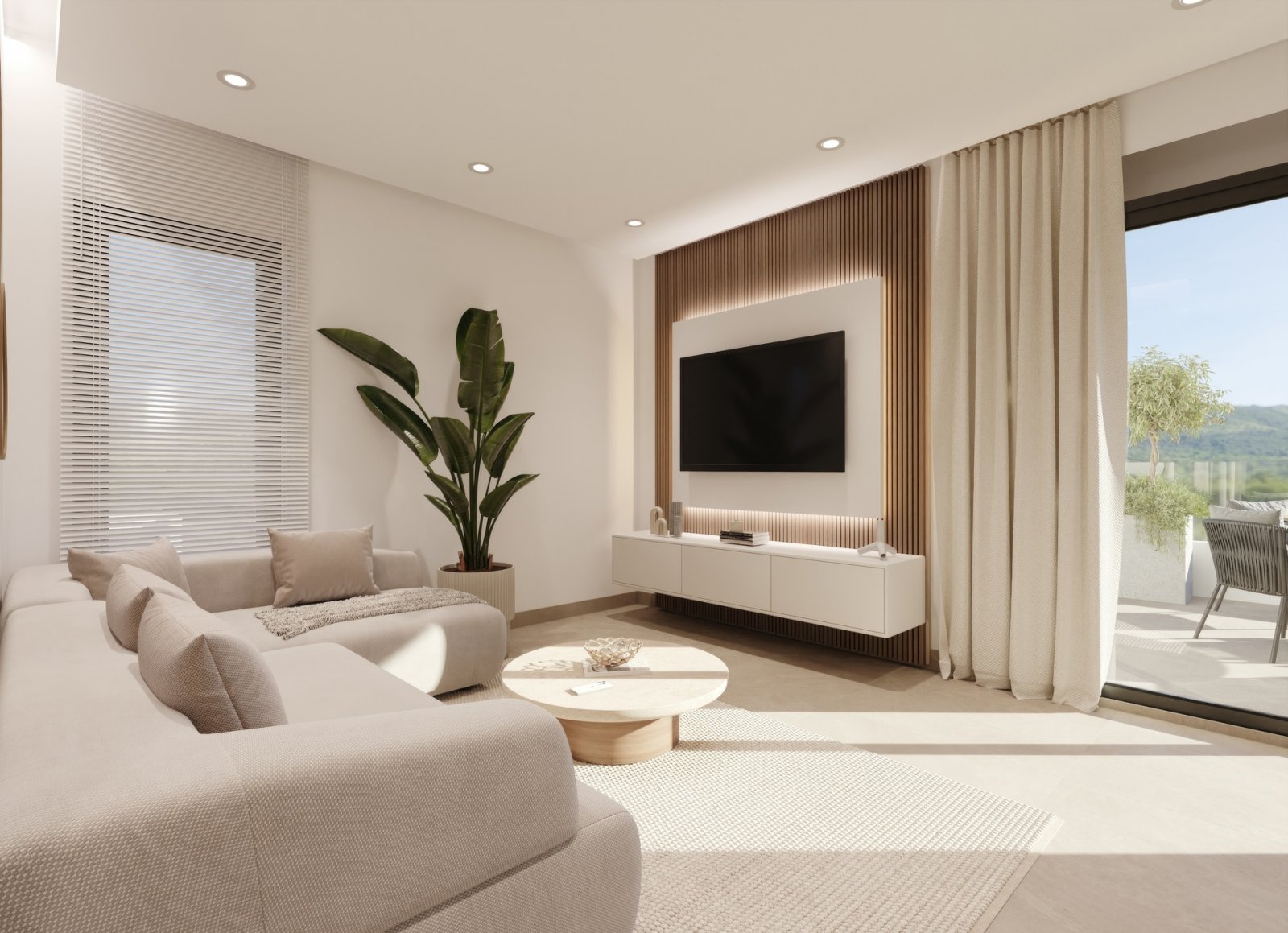 Moderne Apartments, 1 km vom Golfplatz und 18 km vom Flughafen Fuente Alamo entfernt.