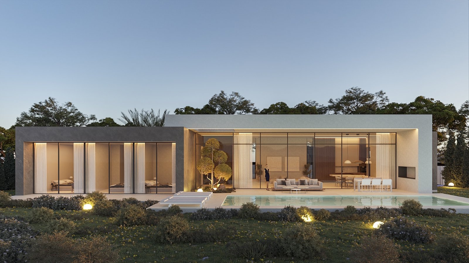 Luxuriöse Villa mit Pool und Terrasse, 1,3 km vom Meer entfernt, Calpe