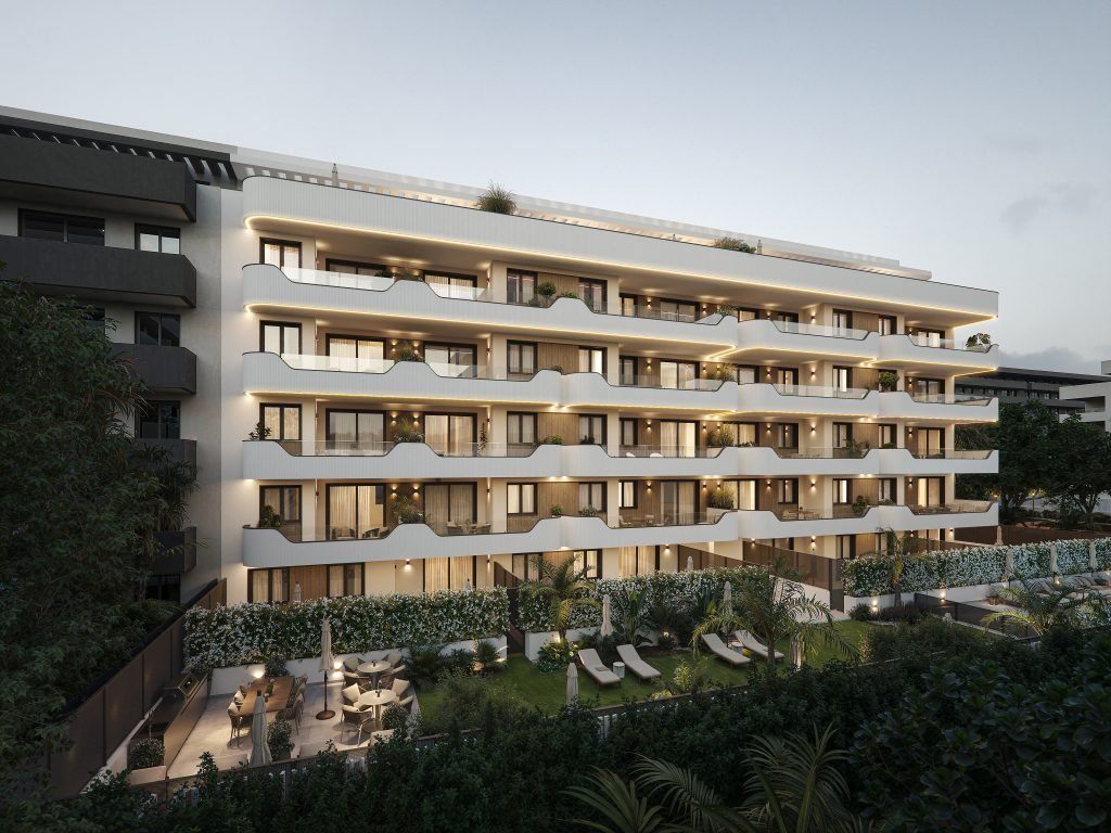 Moderne Apartments 300 m vom Strand entfernt mit Meerblick, Torre del Mar