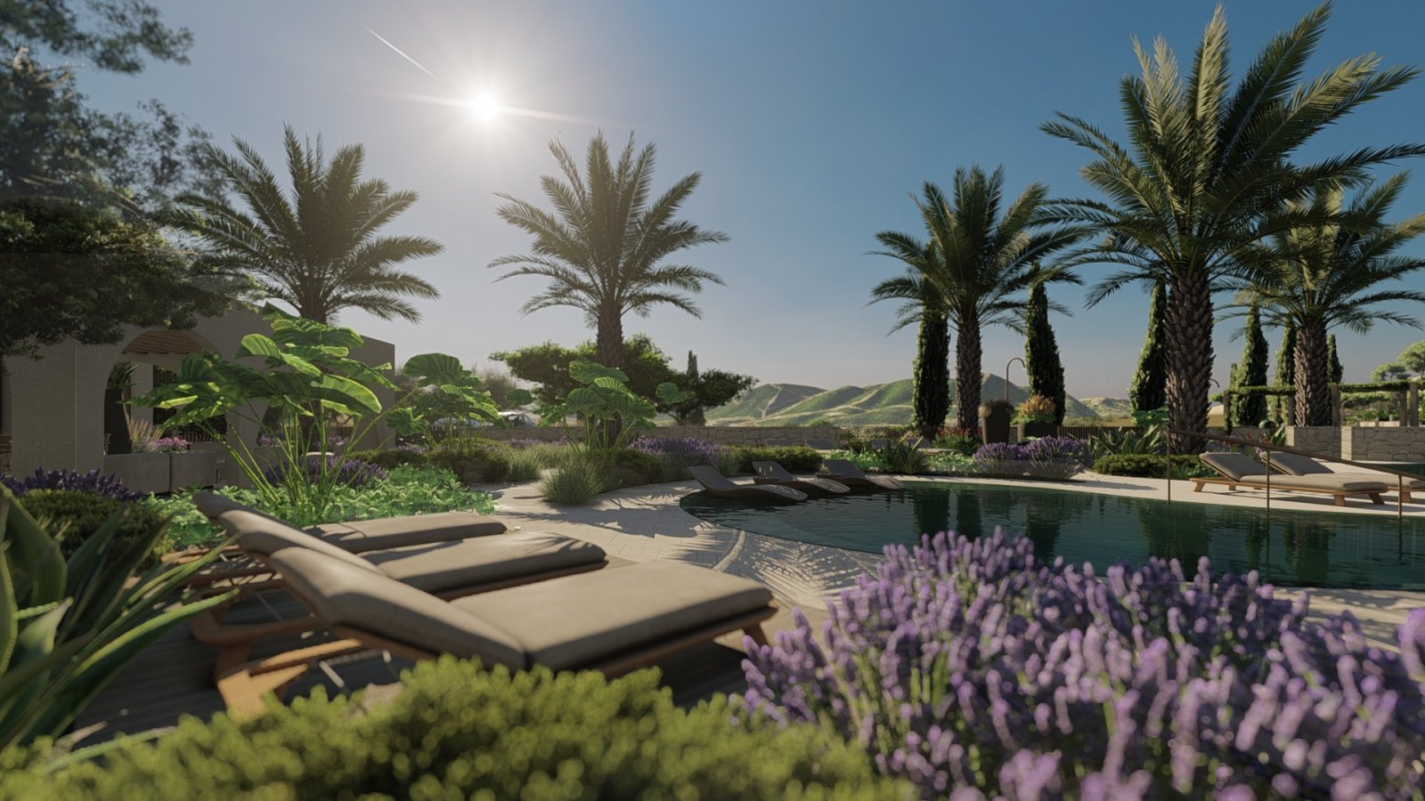 Exklusive Stadthäuser mit privatem Pool und Garten, Guaro