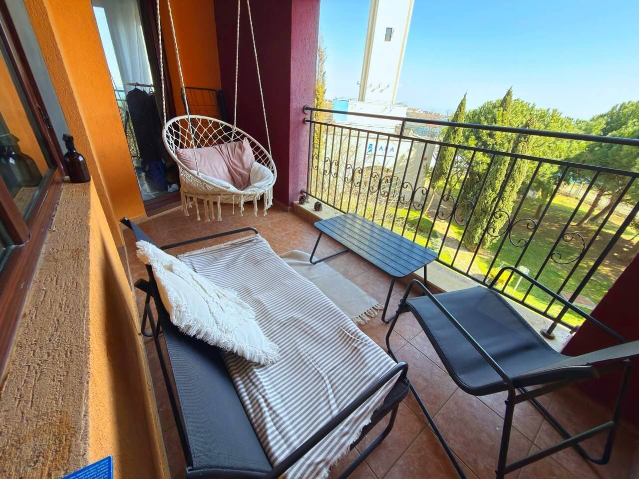 3-Zimmer-Wohnung mit Meerblick im Komplex Marina Cape, Aheloy, Bulgarien