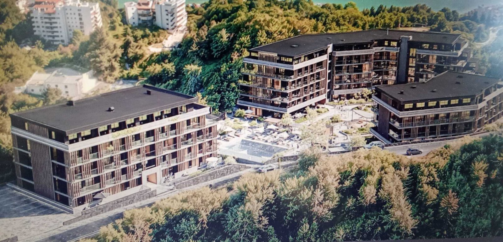 DREIZIMMERWOHNUNG im Komplex Forestclub in der Stadt Warna