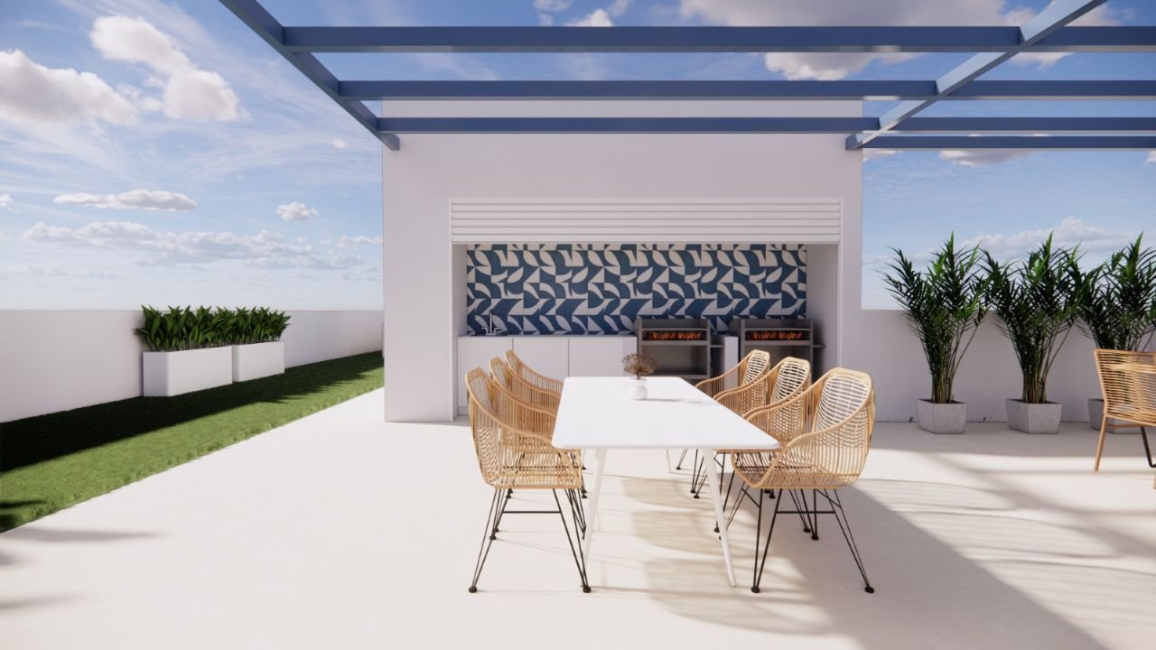 Moderne Apartments, 210 m vom Strand entfernt mit Swimmingpool, Torre de la Horadada