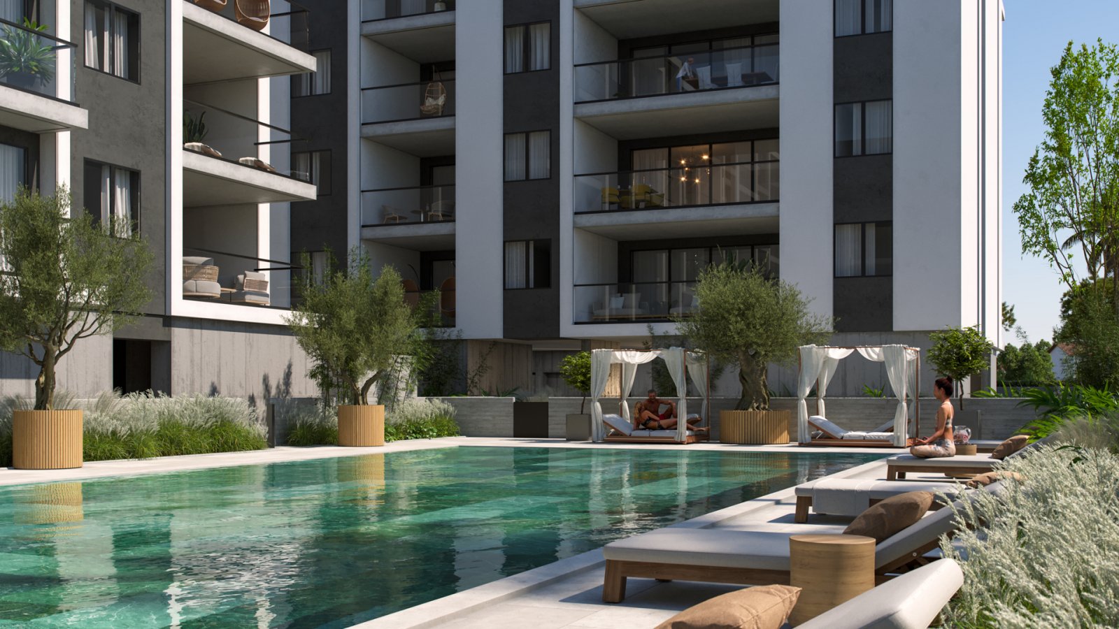 Limassol : Luxuriöses Apartment mit vier Schlafzimmern, direkt neben dem 18-Loch-Golfplatz und dem Strand, Limassol 