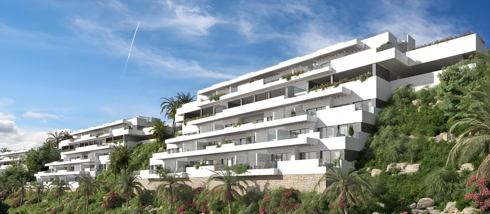 Exklusive Apartments, 2 km vom Meer entfernt, neben dem Golfplatz, La Cala de Mijas