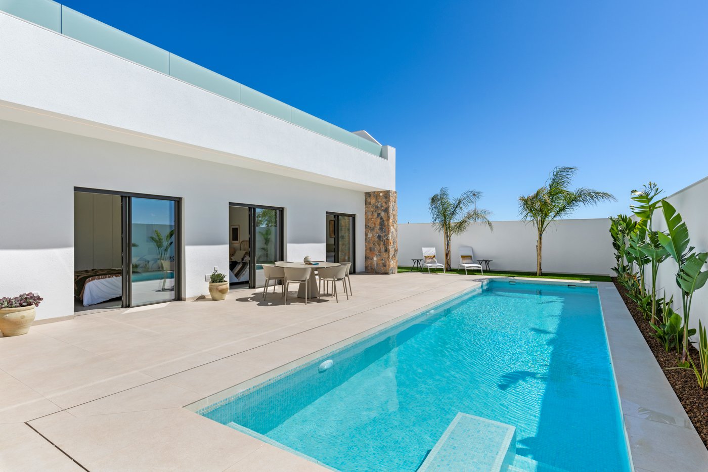 Gemütliches, freistehendes Chalet mit privatem Pool und Garten in San Javier