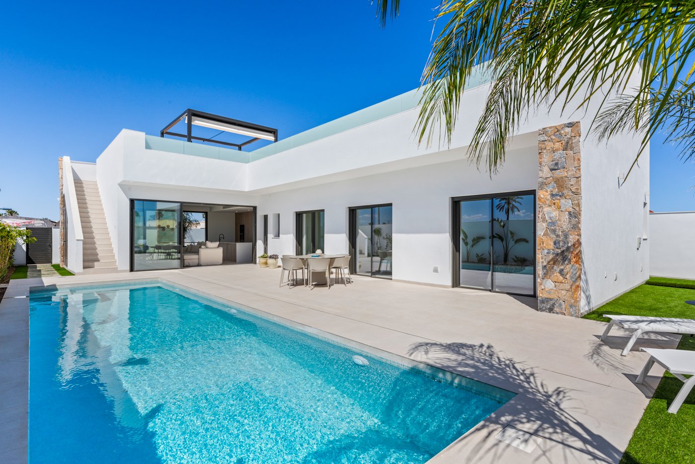 Gemütliches, freistehendes Chalet mit privatem Pool und Garten in San Javier