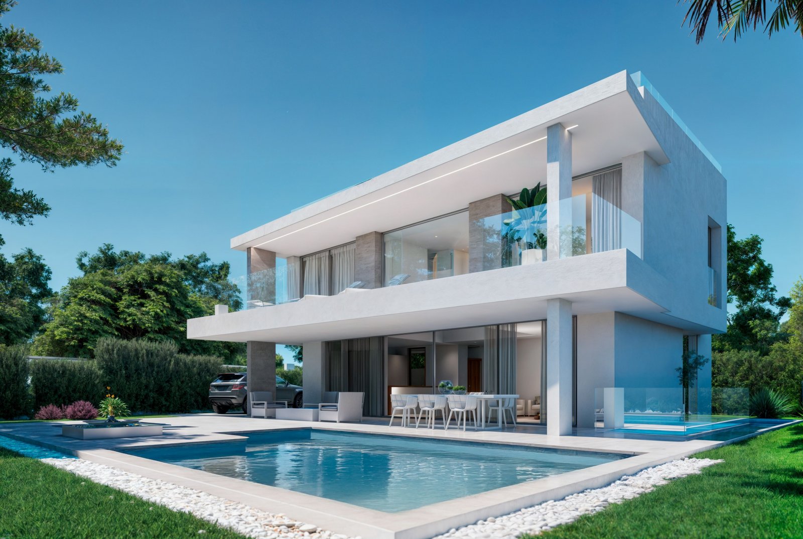 Estepona, Málaga: Luxusvilla mit privatem Pool, in der Nähe von Meer und Golfplatz, Estepona 