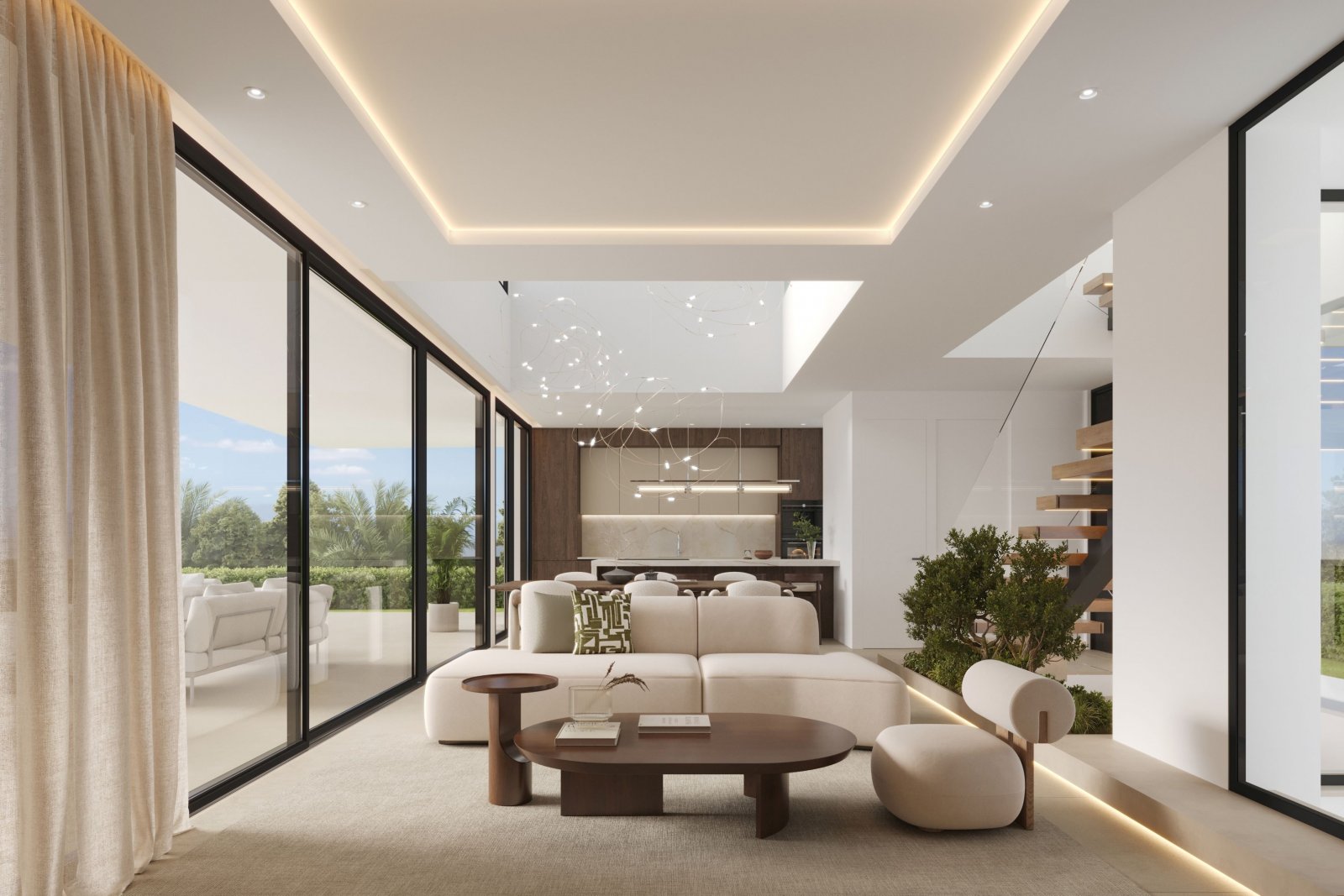 Luxusvilla mit privatem Pool, in der Nähe von Meer und Golfplatz, Estepona