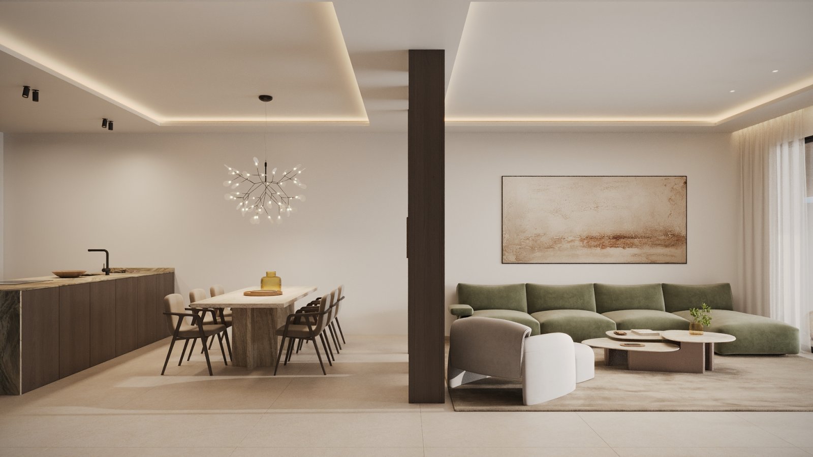 Exklusive Apartments, 400 m vom Meer entfernt, Estepona