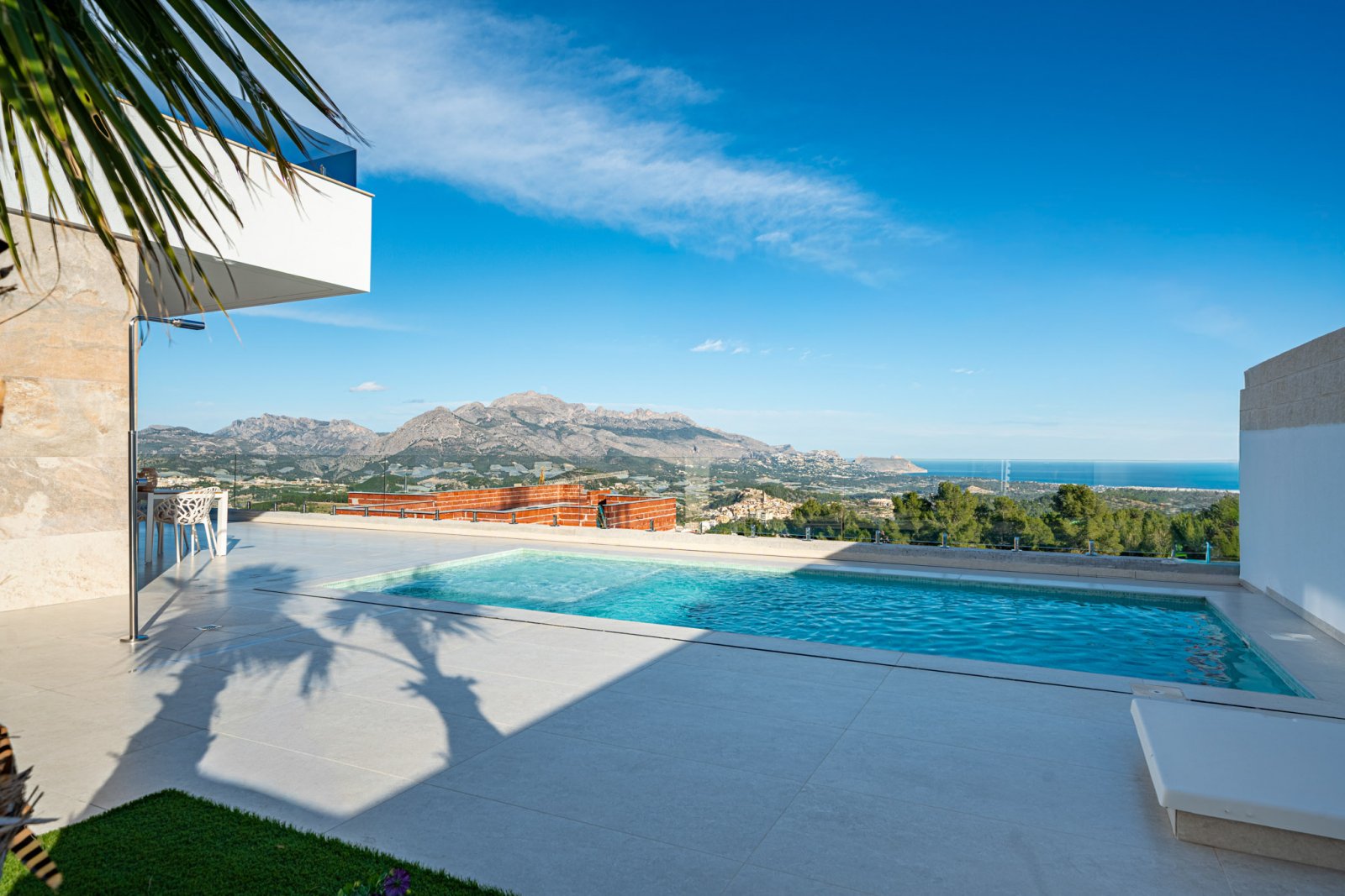 Exklusive Häuser, privater Pool und Meerblick, Polop