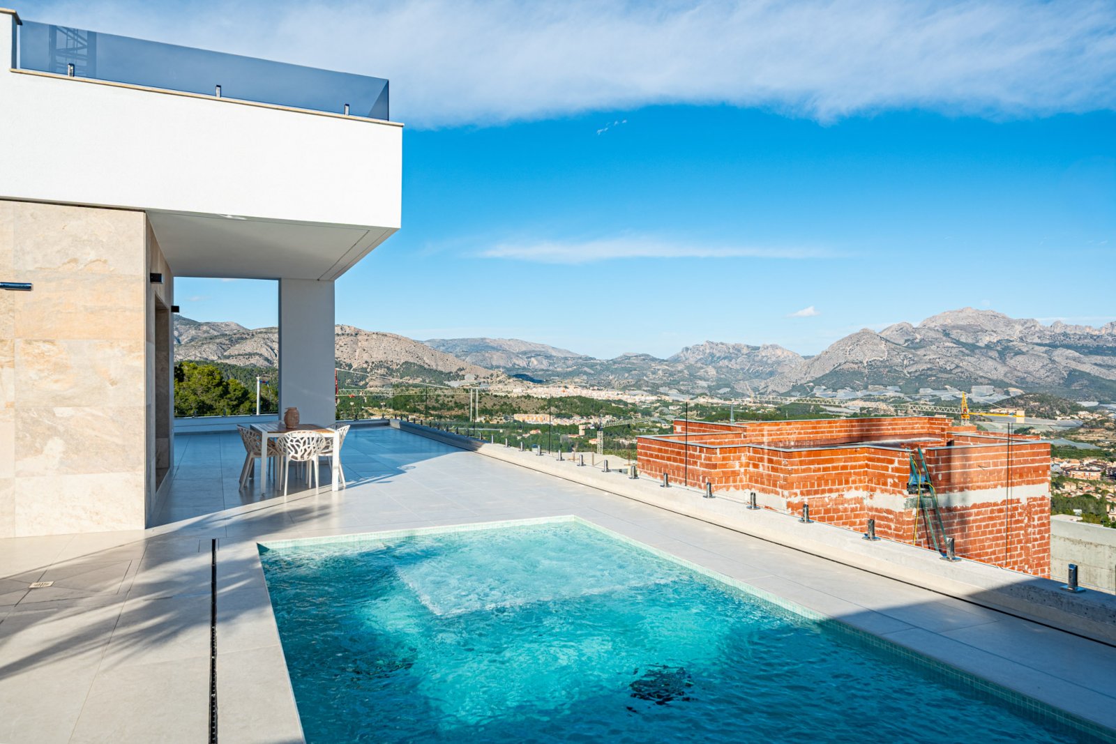 Exklusive Häuser, privater Pool und Meerblick, Polop