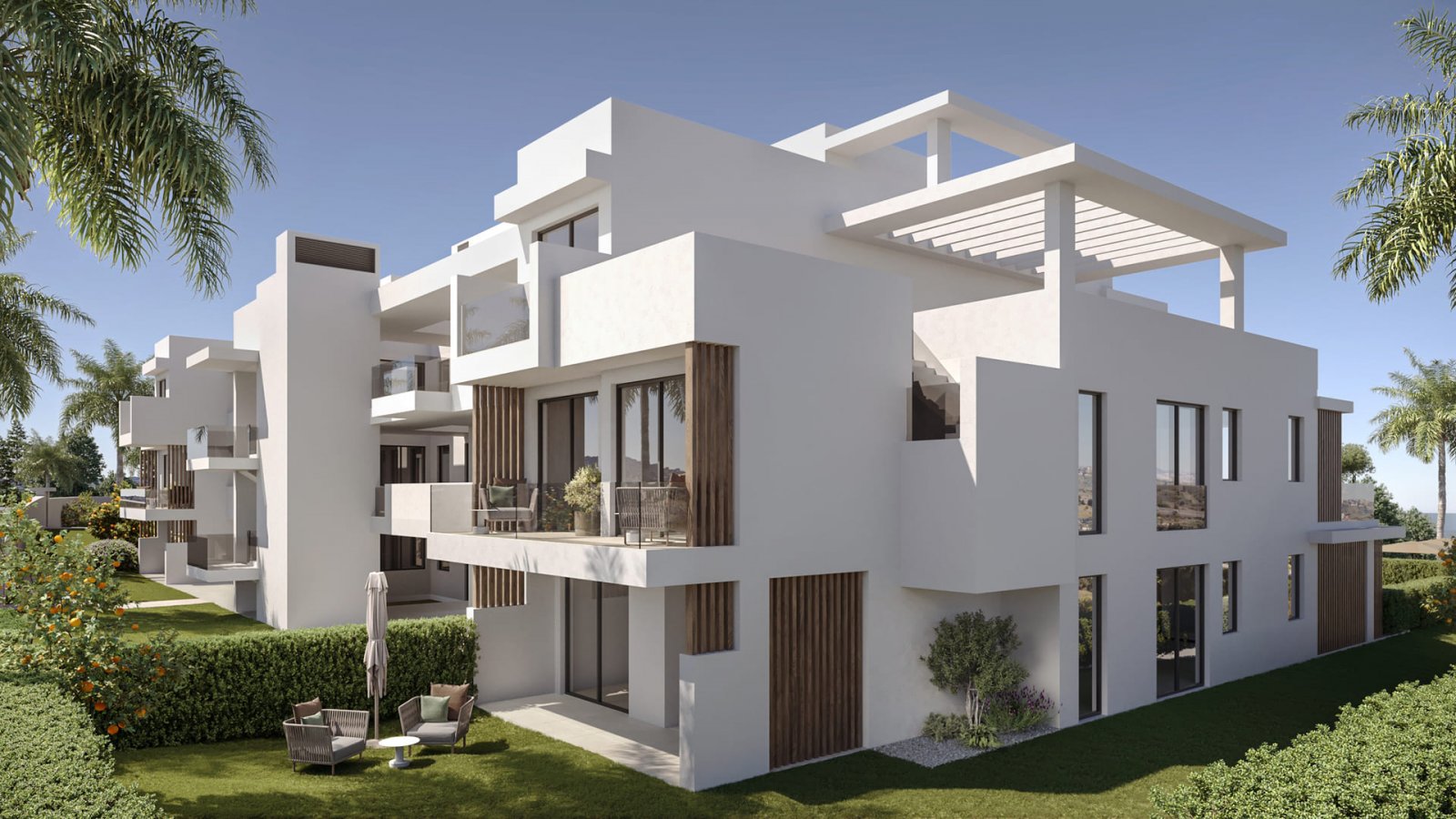 Moderne Apartments mit Meerblick, Estepona