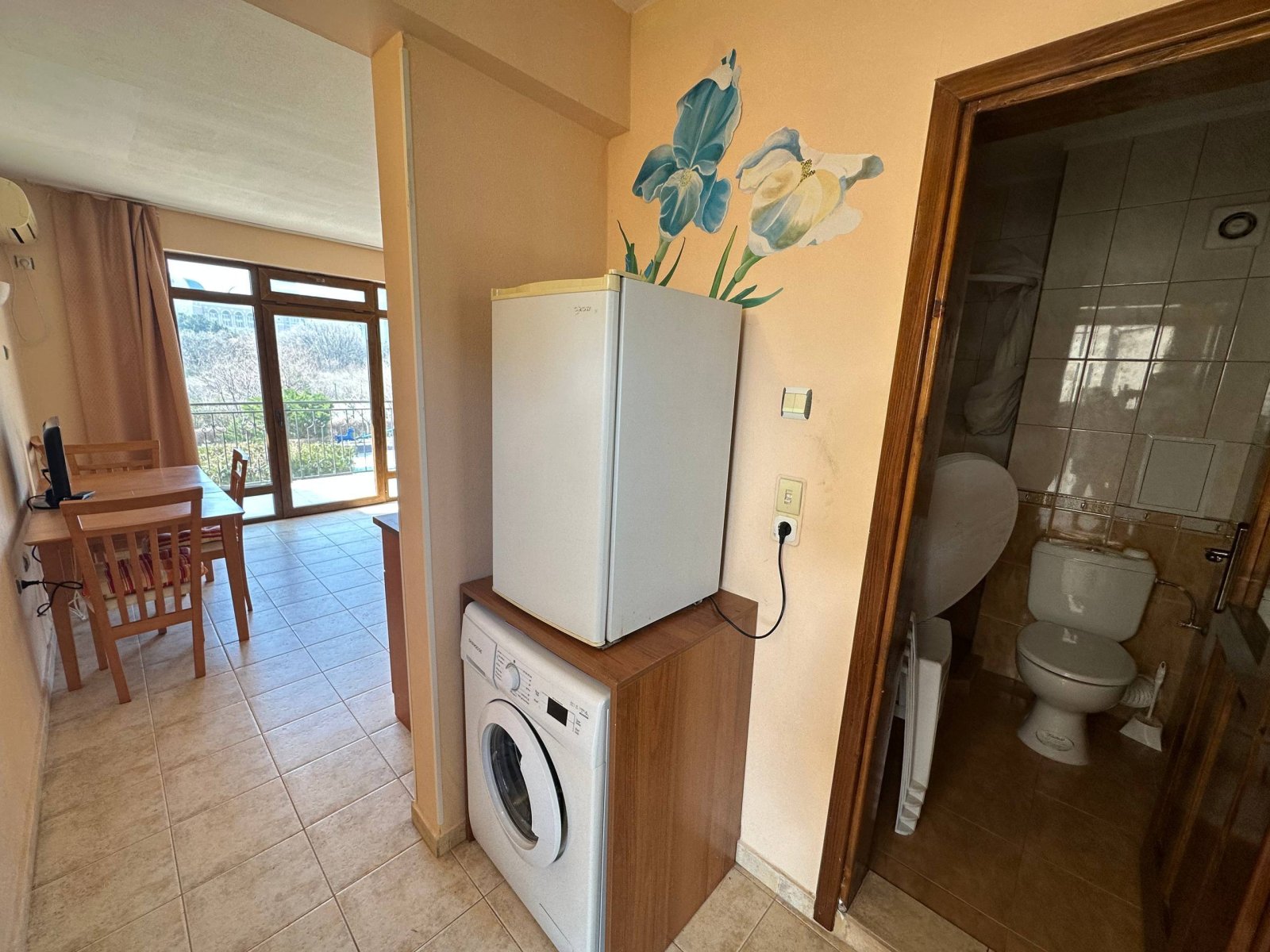 1+1-Apartment in einem Wohngebäude in Sveti Vlas, Bulgarien