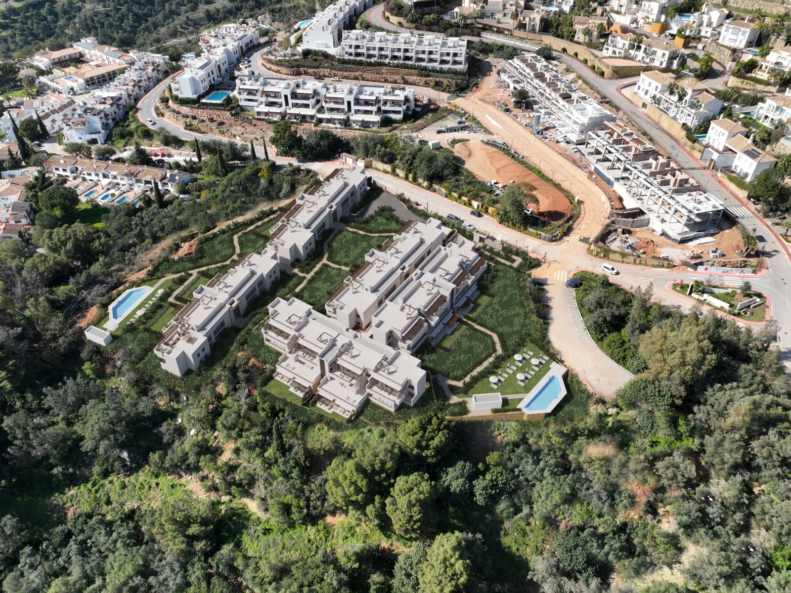 Luxuriöser Wohnkomplex mit Meerblick und privaten Terrassen, Istán