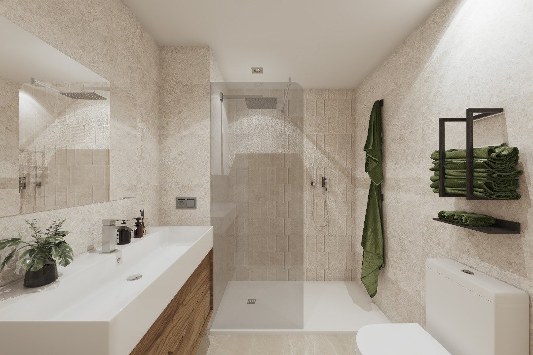 Modernes Apartment mit Meerblick und Pool, Las Lagunas de Mijas