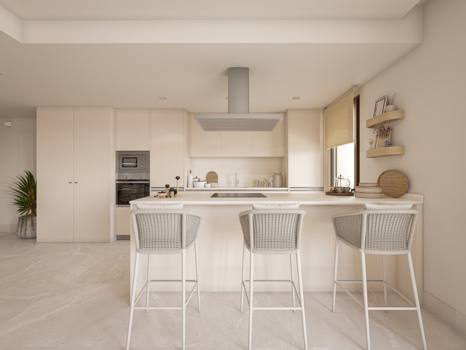 Exklusives Apartment mit Meerblick, privater Terrasse und Pool, Istán