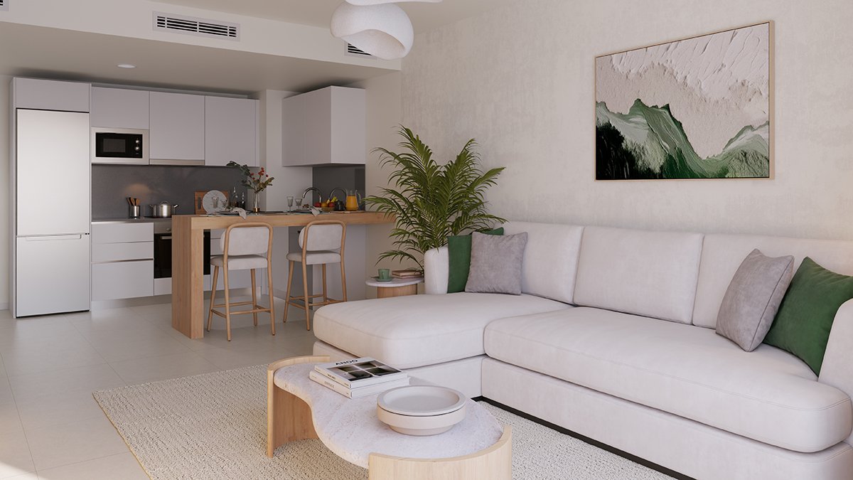 Exklusive Apartments, 1 km von der Küste entfernt mit Swimmingpool und Meerblick, Benalmádena