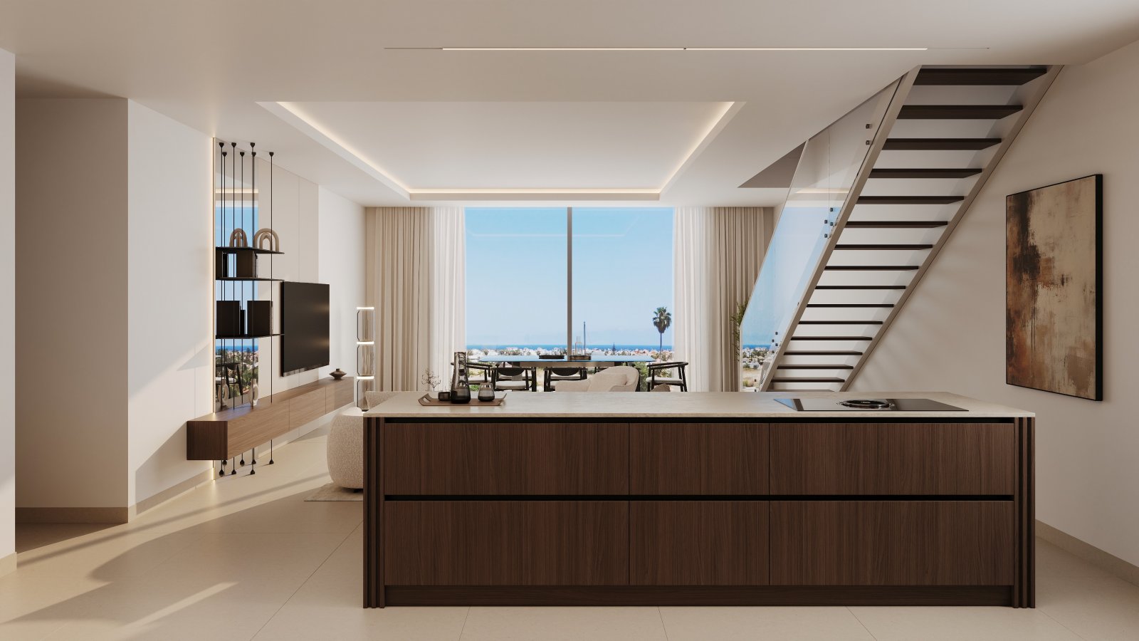 Exklusiver Bungalow am Meer, 300 m vom Strand entfernt, Marbella